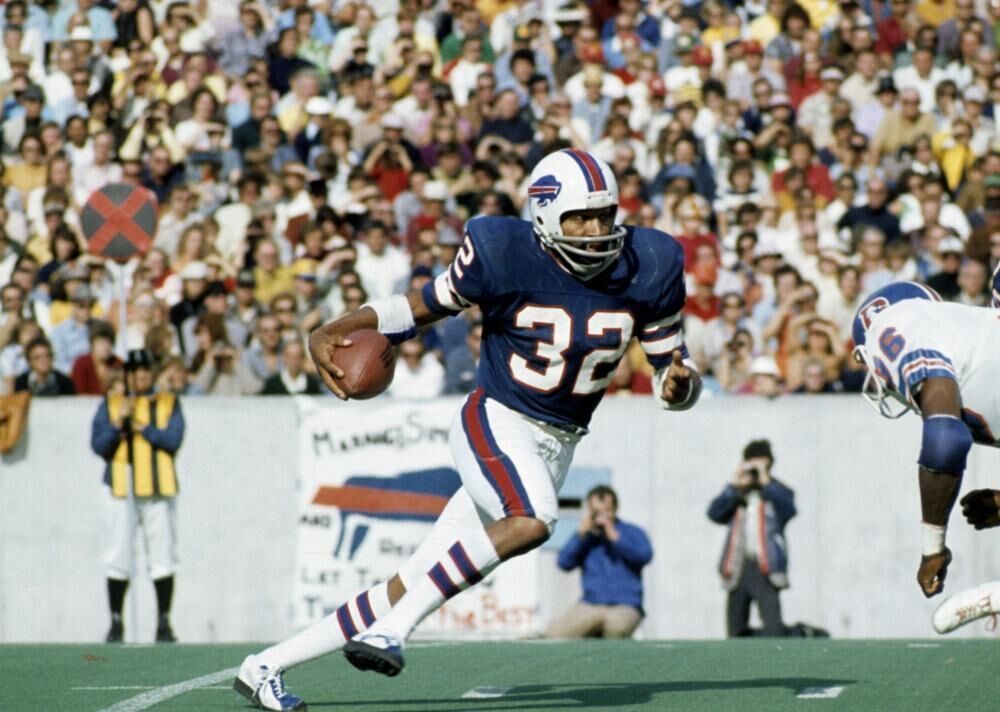 1973: O.J. Simpsons runs for 2,000 yards